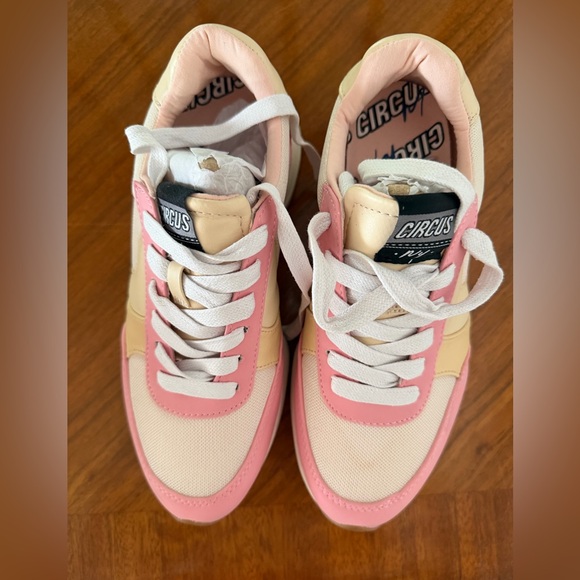 Circus by Sam Edelman Shoes - Circus by Sam Edelman Women's Pink and Beige Sneakers